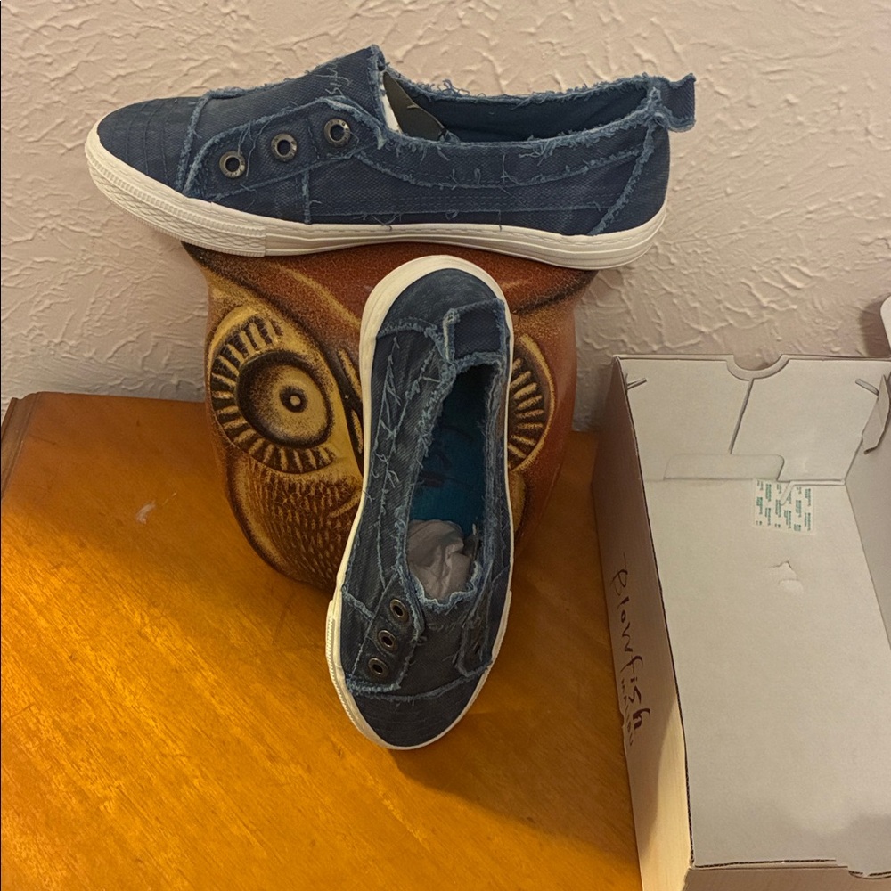 Stylish Blowfish Blue Women’s Slip-On Shoes